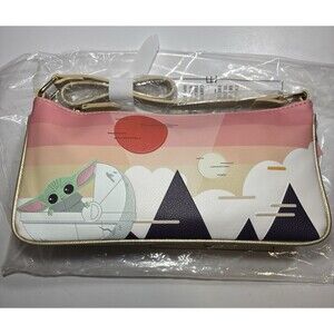 Star Wars Mandalorian Grogu Baby Yoda Crossbody Purse Handbag Shoulder Bag NWT
